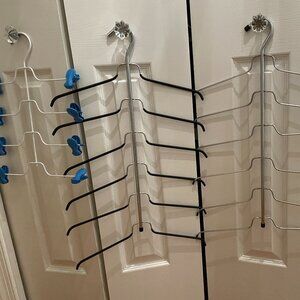 Three Hanging Racks to save closet space